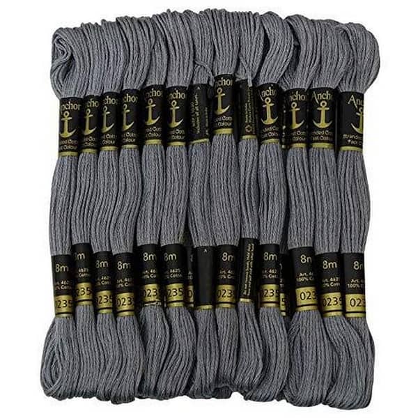 6 Anchor 8m Stranded Cotton Cross stitch skein embroidery thread 6pcs-KS