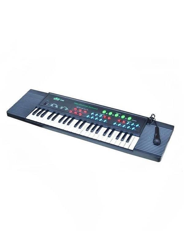 Electronic Keyboard With Microphone - Black-(K. S. )