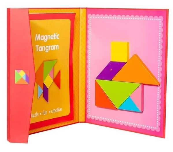 Magnetic Tangram For Kids Learning Puzzle ,Fun , Creative KS