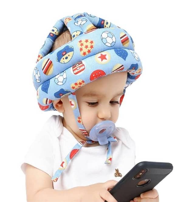 Baby Helmet Head Protector for Crawling Walking Running - No Bumps and Soft Cushion - Adjustable Protective Cap Infant Baby Safety Headguard Suitable for Children Learning to Walk KS