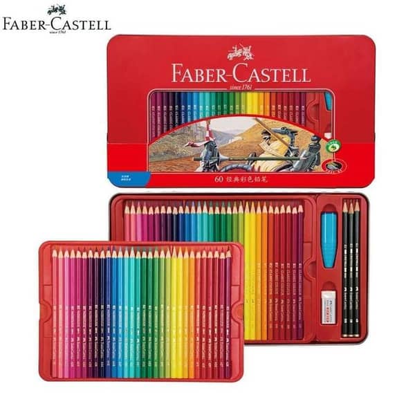 Faber Castel Classic Coloured Pencils 60 Colours