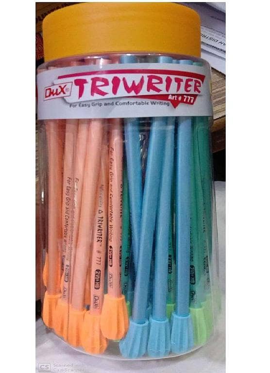 48Pcs Dux Triwriter Pencil Jar 777 With Eraser