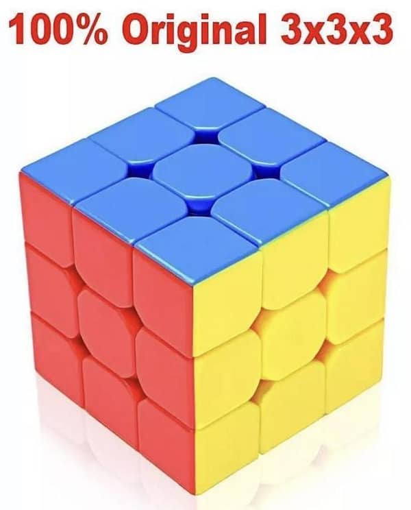 Mind Puzzle Rubik's Cube 3x3x3 inches- Original & Sticker Less