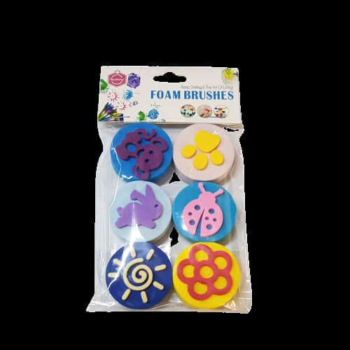 6pcs Graffit art sponge seal gbell drawing stamp DIY foam sponge - Small