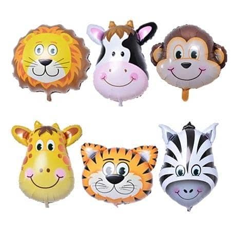 25-Inch Jungle Theme Foil Balloon for Birthday Celebrations - K. S.