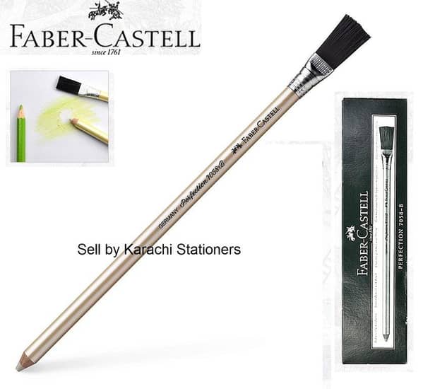 Faber Castell Eraser pencil Perfection 7058 B with brush tombow zero eraser (#185800)