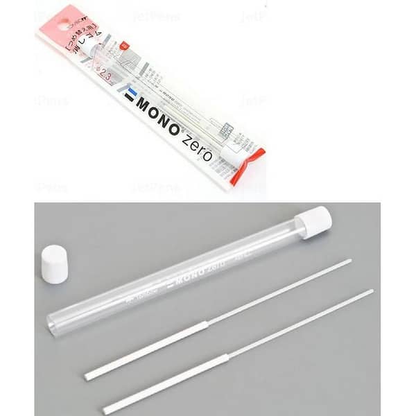 2pcs Refills for Tombow Mono Eraser sketching eraser (Zero) 2.3mm (Round) PVC Free Eraser 57305 tom bow sketch MONO zero eraser round refillable precision Tip Eraser
