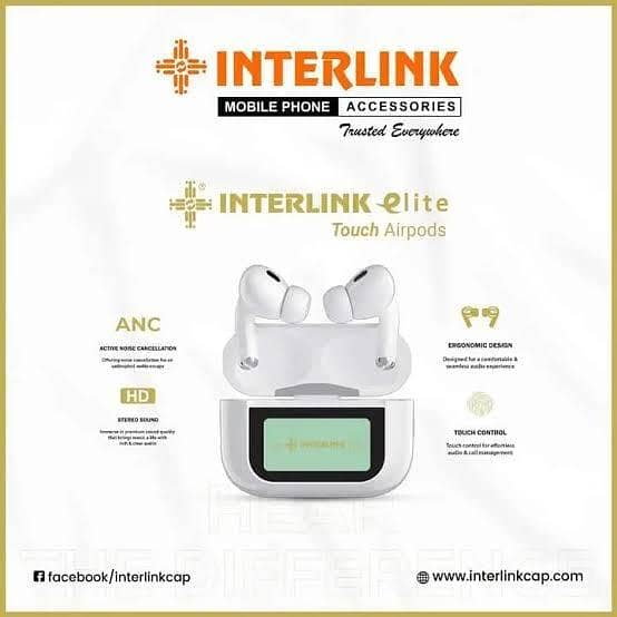 interlink Airpods Elite with Lcd Display 0