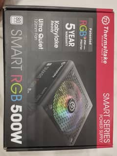 thermaltake smart rgb 500w PSU gaming power supply 80+