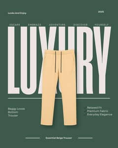 Baggy loose bottom Trouser