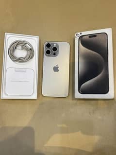 I phone 15 pro Max 256 GB Factory unlock Non PTA 99% Battery Health