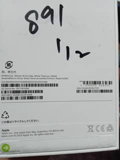 Iphone 16 pro max . original imported