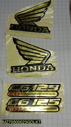 Sticker kit for bike