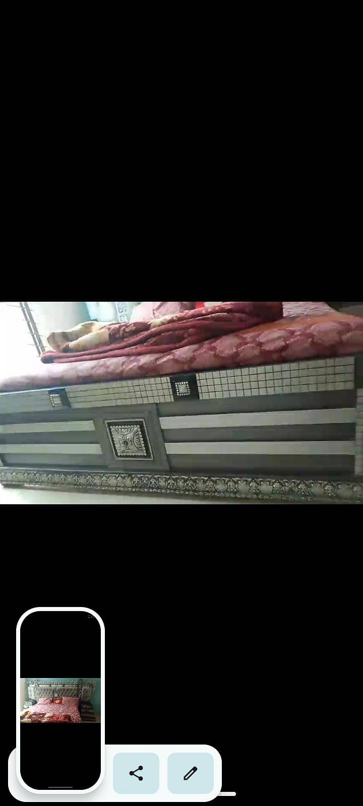 king size double bed, side tables and with dressing table 2