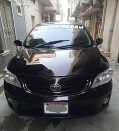 Toyota Carolla Xli convert gli 2010 black