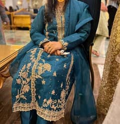 wedding wear dress organza dress for casual and formal dress ready