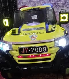 kids car yellow color