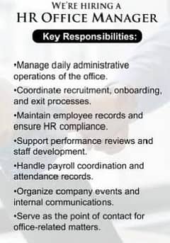 Female HR & Office Manager