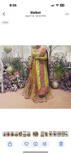Maryam n maria wedding wear in Medium size