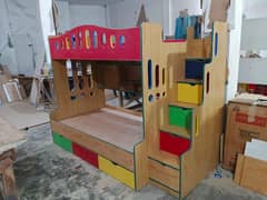 Bunk bed | Kid wooden bunker bed | Baby bed | Double bed | Triple bed