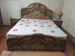Bed set with dressing