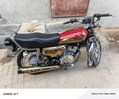 bahi ye byke 125 salf start gold