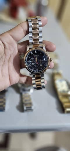 Tissot watch chronograph two tone personally use 2 years