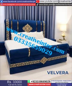 Double Bed King Size SIngle Full Size Queen Bedroom Cushion Wooden