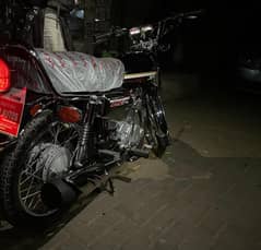 Honda CG 125 special Edition silver Applied