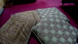 Used Cushions with Covers – Neat & Clean – Ready to Use!