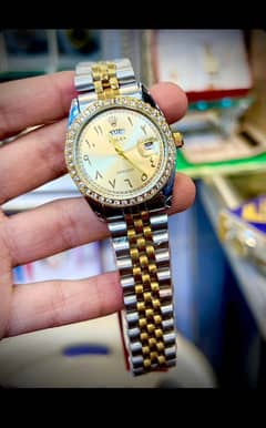 Rolex stainless steel watch