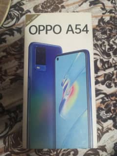 Oppo A54 hai 10 by 10 condition hai box ab hai