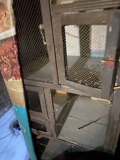 wooden cage