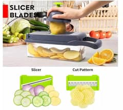 13-in-1 Vegetable Chopper With 8 Blades