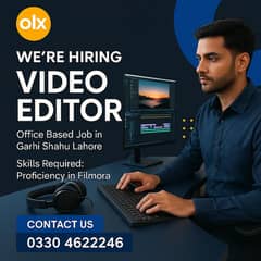 Video Editor on Computer office Based Job