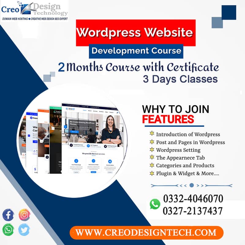 Website WordPress Development 2 Months Course Certificate Available 0