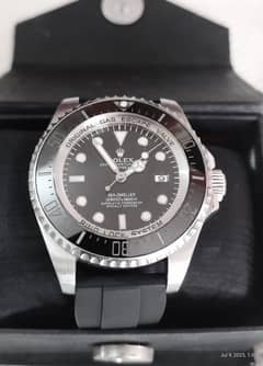 Rolex Sea-Dweller Deepsea. Stainless Steel Black Cremic Watch.