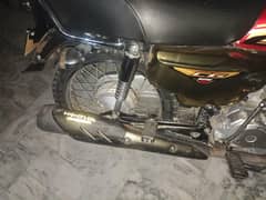 honda cg 125 golden and red special edition