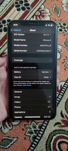 Iphone X 256gb
