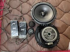 sony car audio. sound system. component speakers. 6.5 inch speakers