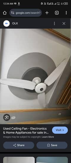 ceiling fans in used condition