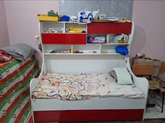 2 layer kids bed high quality with matress
