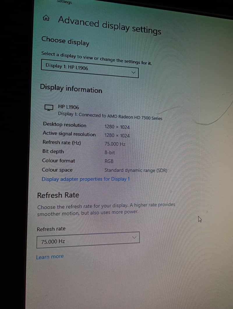 i5 3rd gen PC with 1GB DDR5 GPU AND 75 Hz LCD. 7