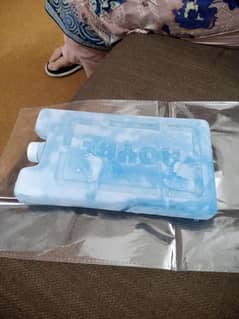 Air cooler with ice bottles