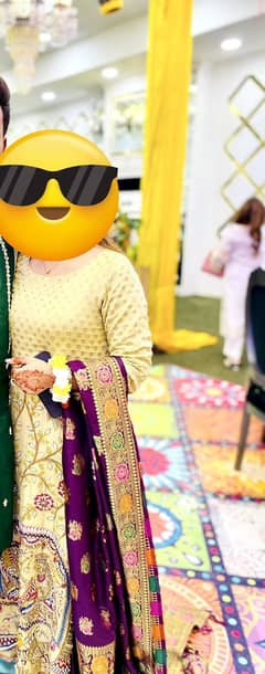 hand made embroidery dress  by Desinger Atif Mukhi