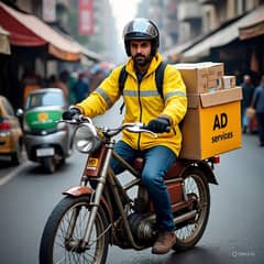 Bike rider job / job