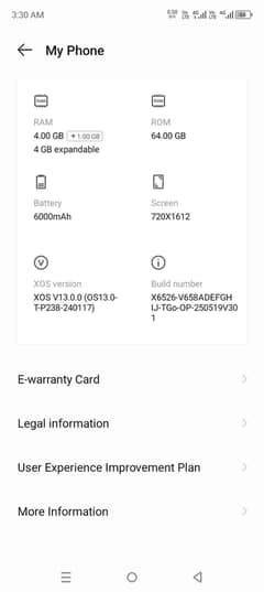 Infinix smart 8 plus 4+4 64