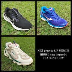 Running Shoes Sports shoes Nike Mizuno FILA