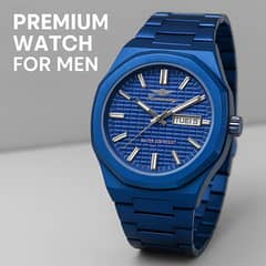 Royal Blue Luxury Watch for Men – Water Resistant & Stylish