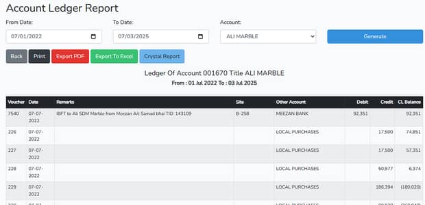 Online Accounts Software